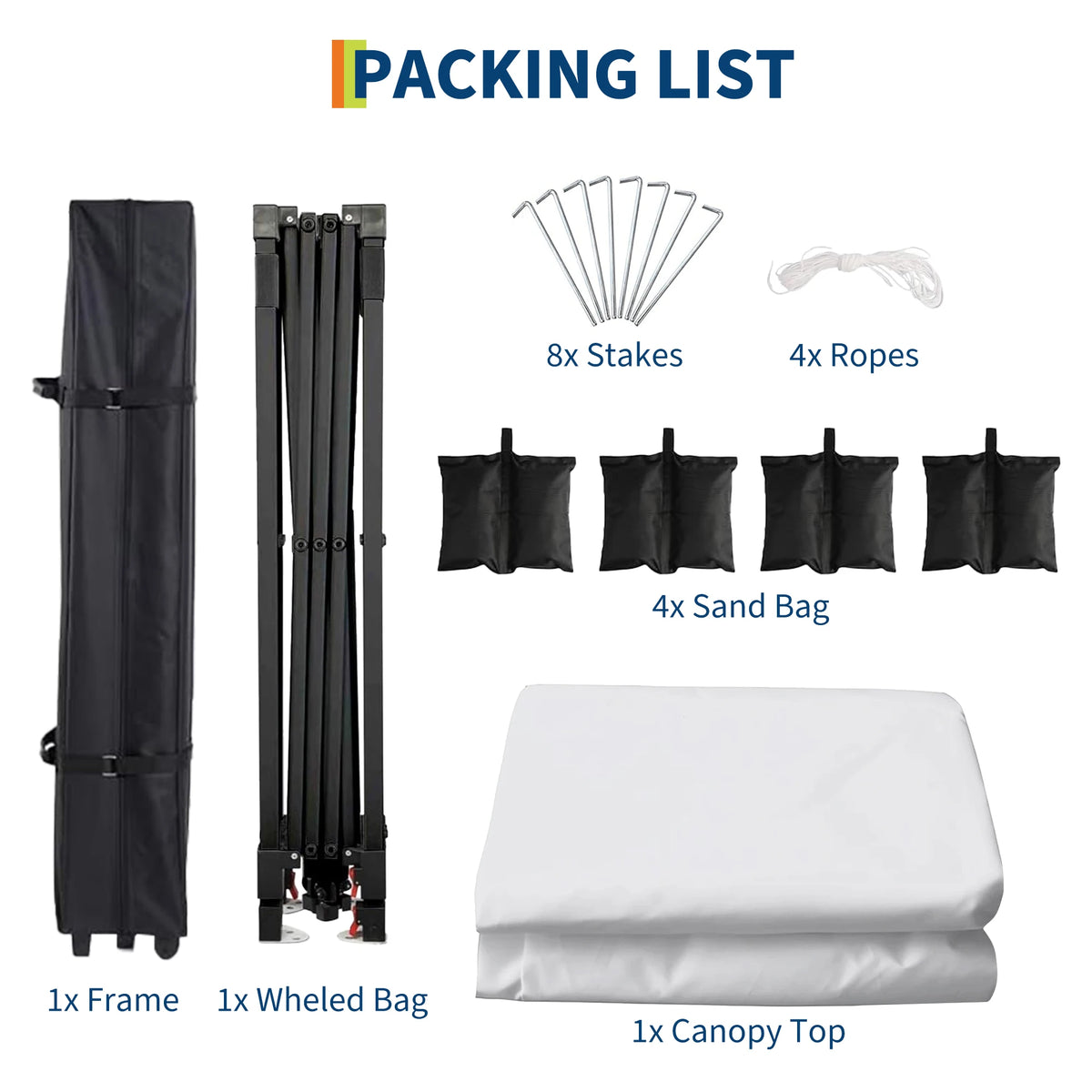 Himiss Heavy Duty Pop Up Canopy Tent Outdoor Gazebo