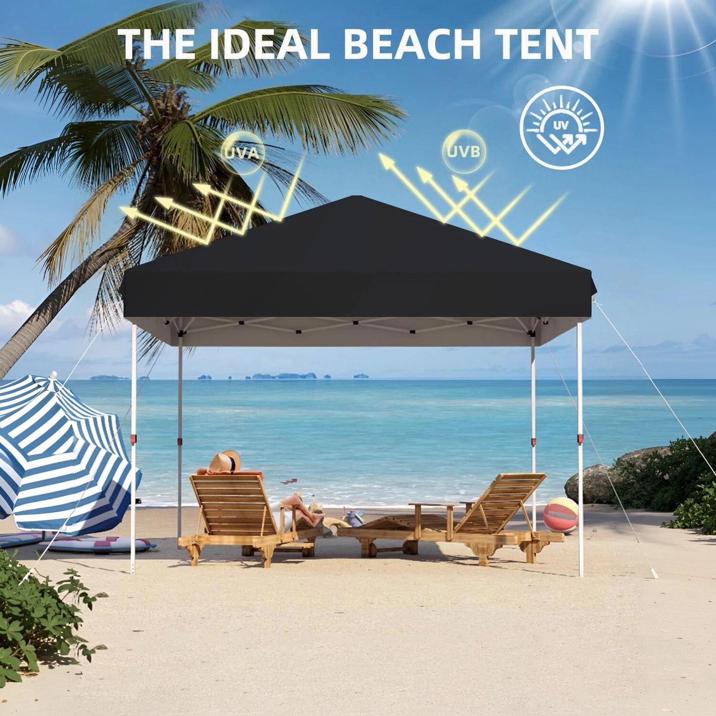 Acekool Heavy Duty Pop Up Canopy Gazebo