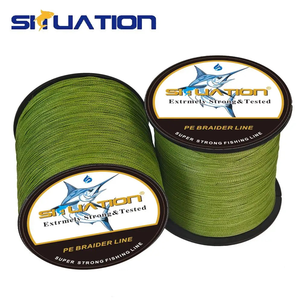 Ultra Strong PE Braided Fishing Line 300m 4 Strand Resistant