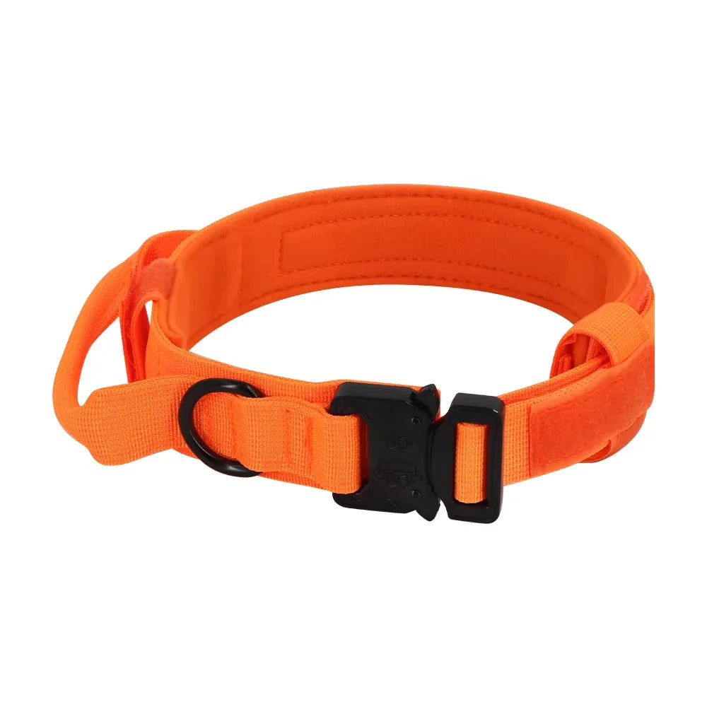 Adjustable Dog Training Collar and Leash Set Tactical