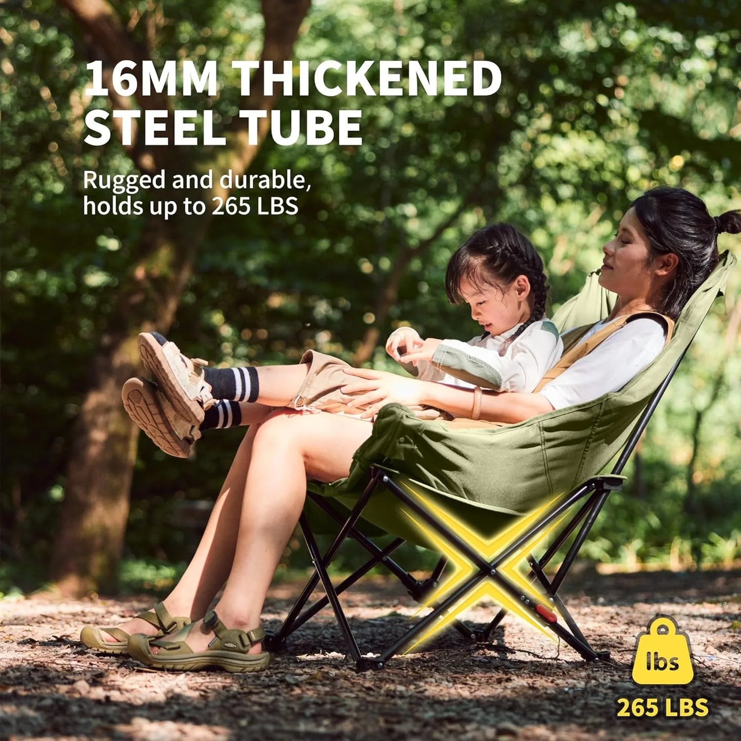 Naturehike High Back Moon Chair Camping Folding Outdoor Lounge