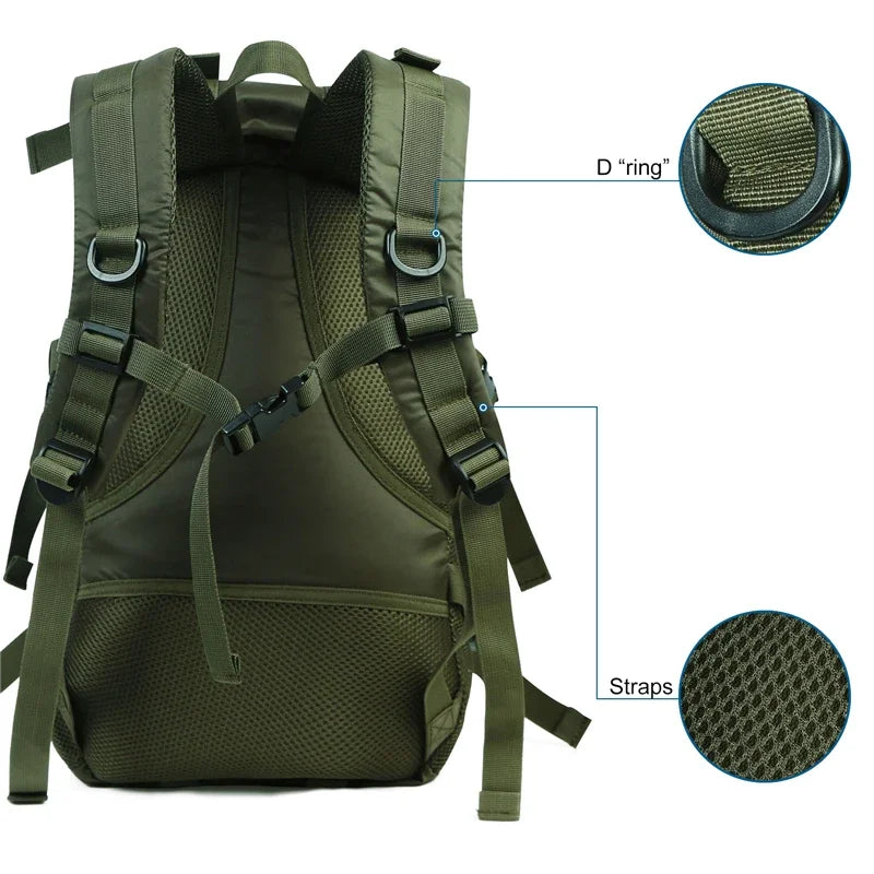 LQARMY Travel Hiking Backpack Waterproof Daypack for Outdoor Adventures