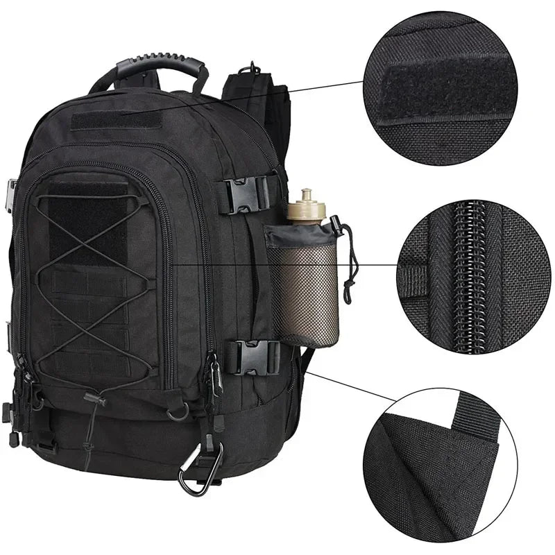 Tactical Backpack Water Resistant For Men Women Travel Hiking