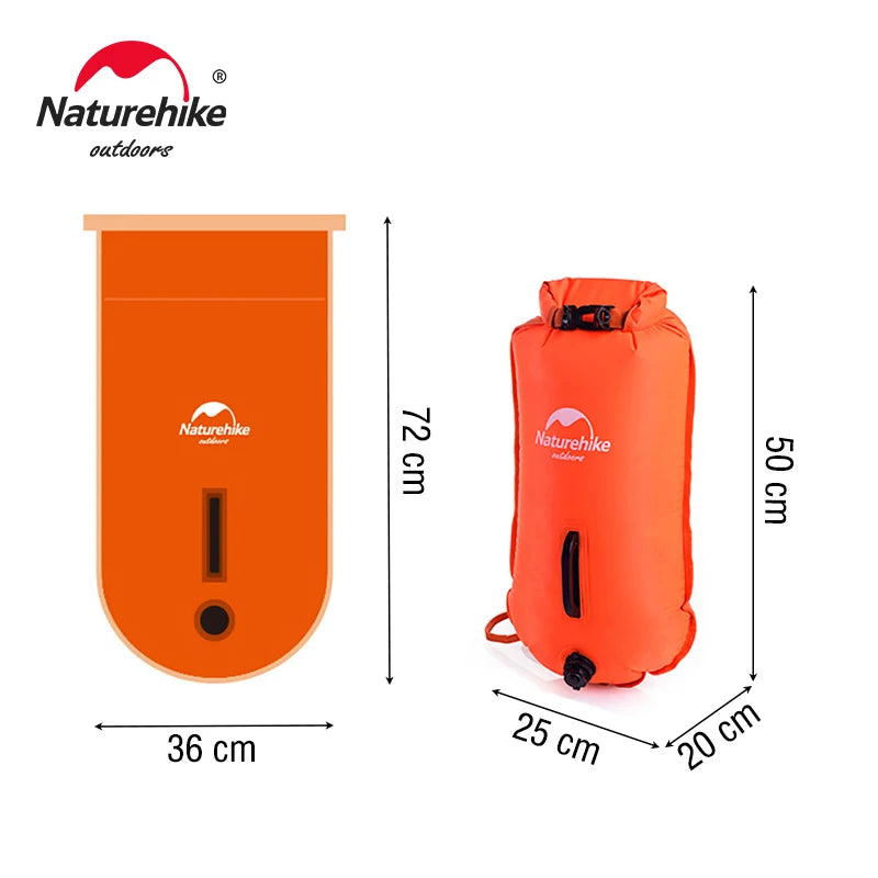 Naturehike Floating Dry Bag with Adjustable Belt for Swimming