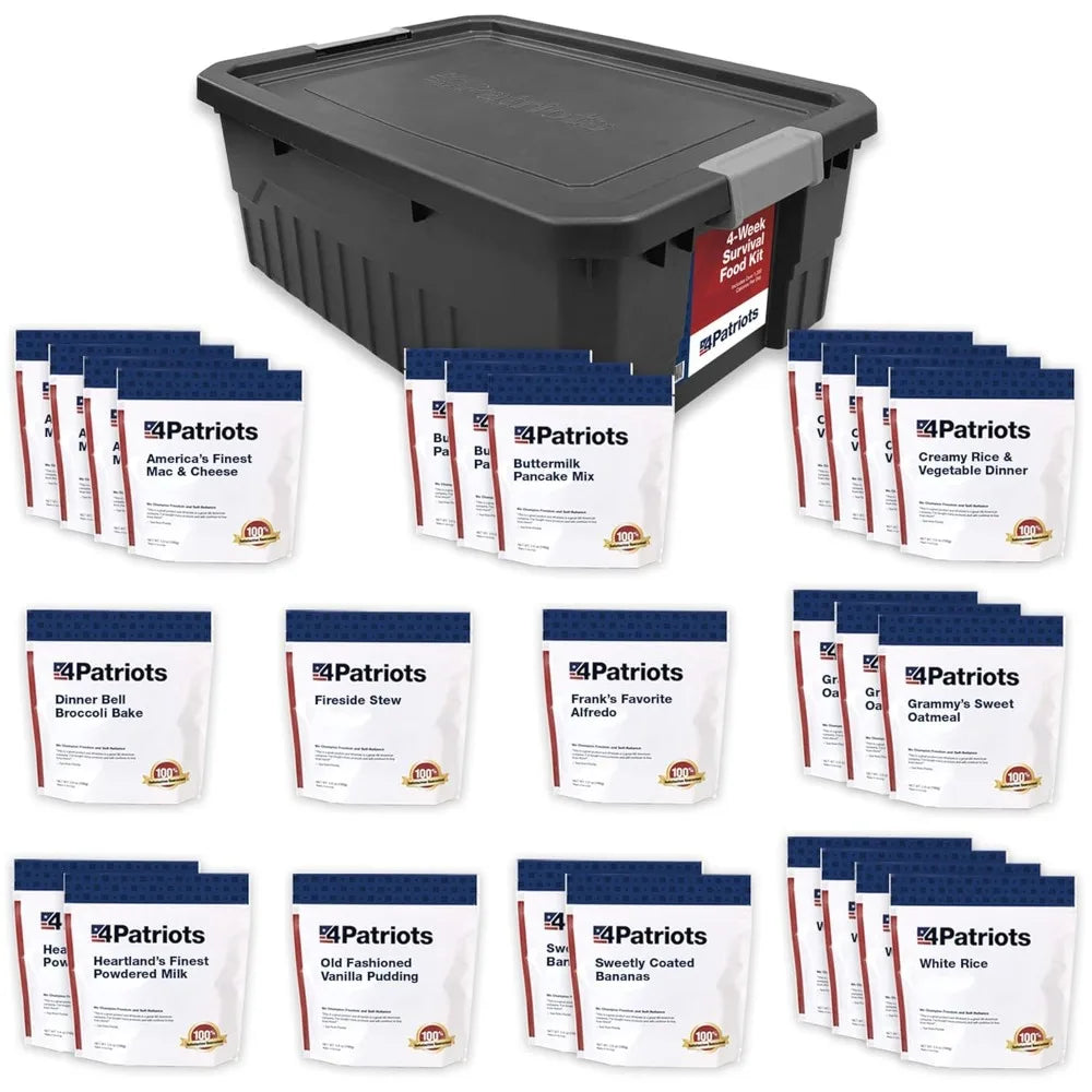 Emergency Survival Food Kit With Assorted Shelf Stable Meals
