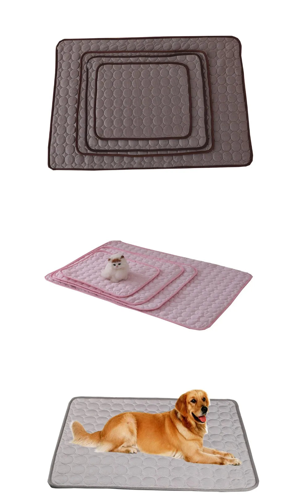 Dog Cooling Mat Portable Self Cooling Pad Bed Durable