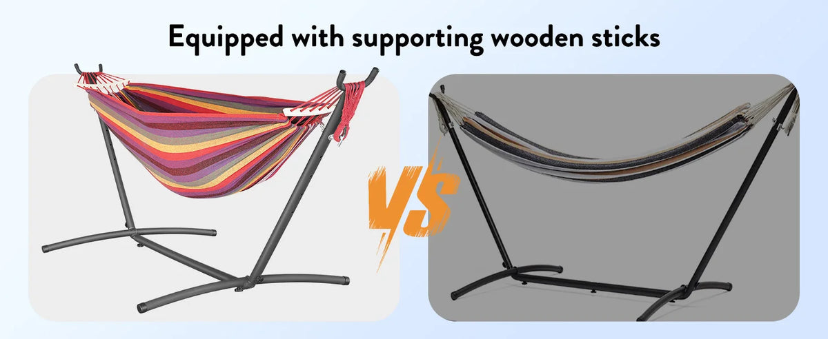 Gyroor Adjustable Hammock with Stand – 600 lb Capacity
