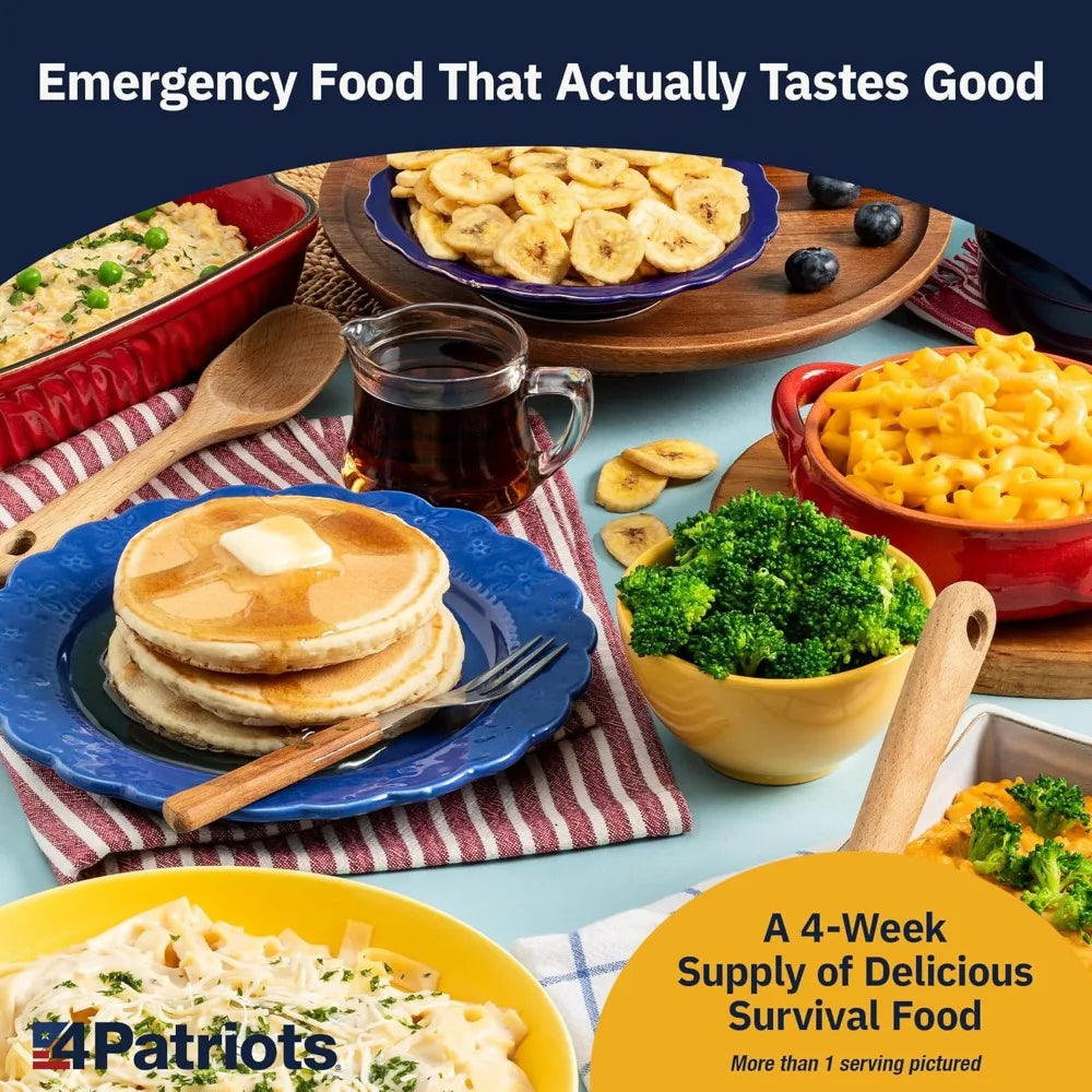 Emergency Survival Food Kit With Assorted Shelf Stable Meals
