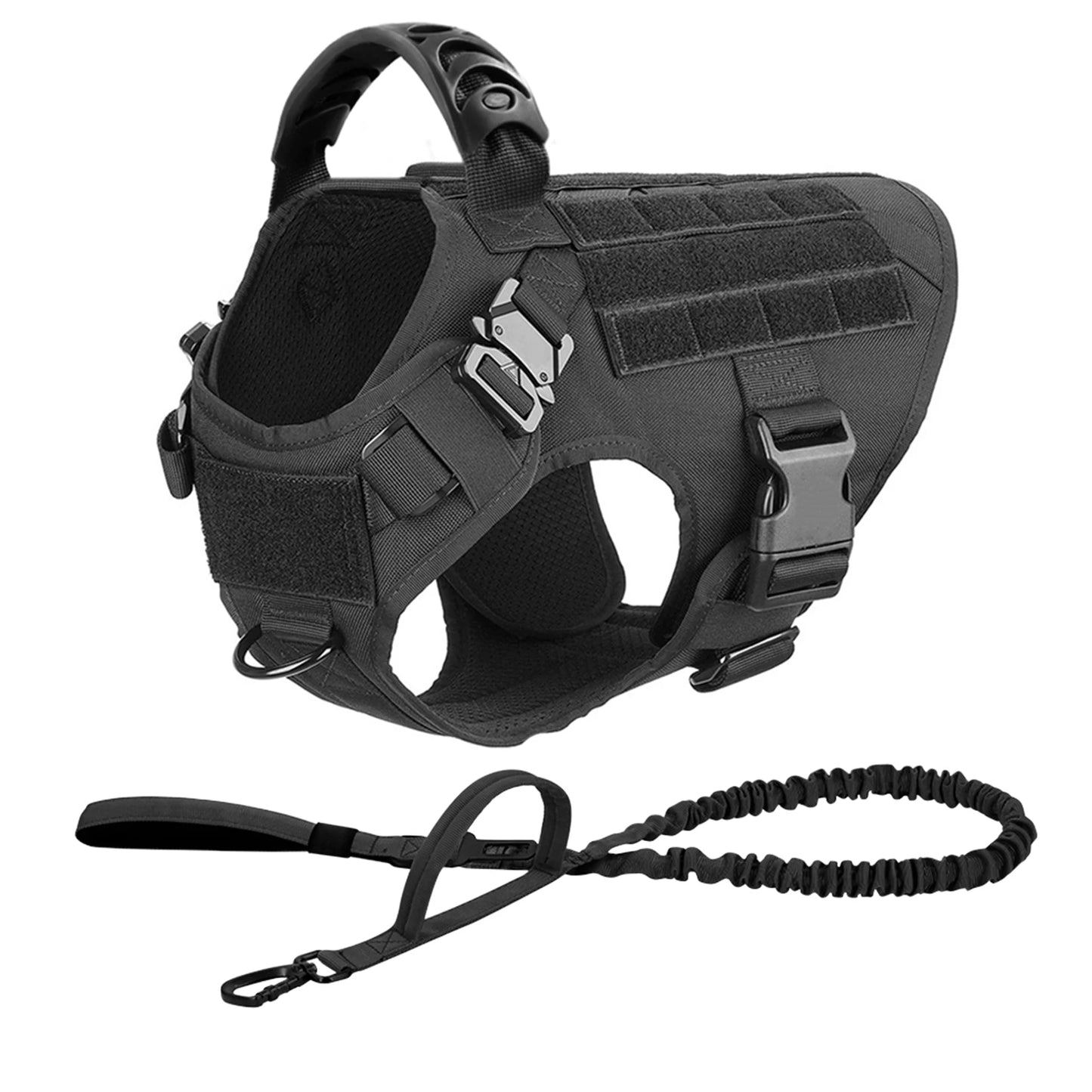 Dog Harness And Leash Set For Training German Shepherd Malinois