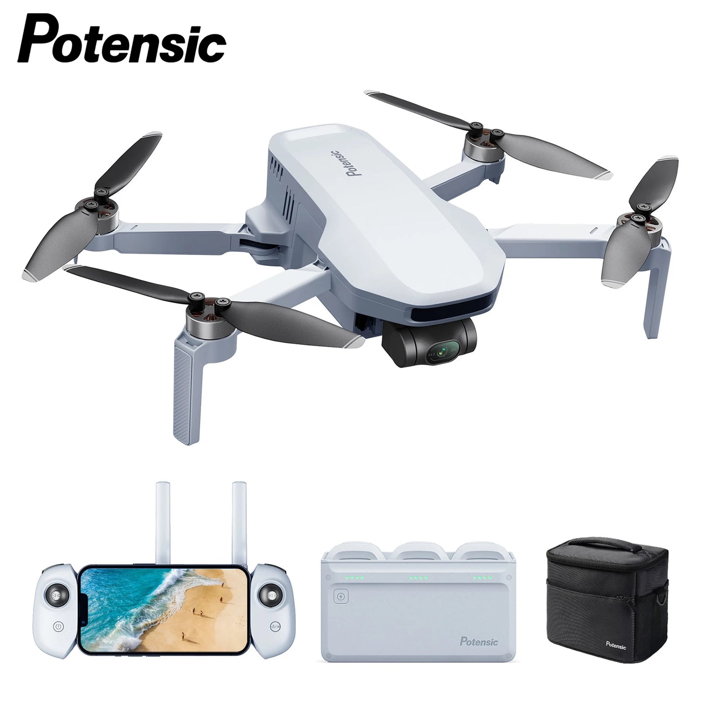 Potensic C0 Mini Drone Includes 3 Axis Gimbal GPS 4K