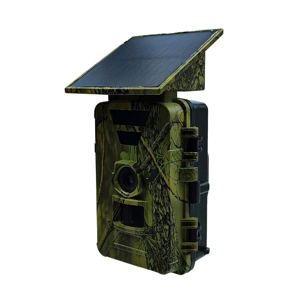 New 8K 60mp Solar Powered Hunting Camera Waterproof MP4 WIFI Infrared Trail Camera 5200mAh Battery for Wild Animals Watching