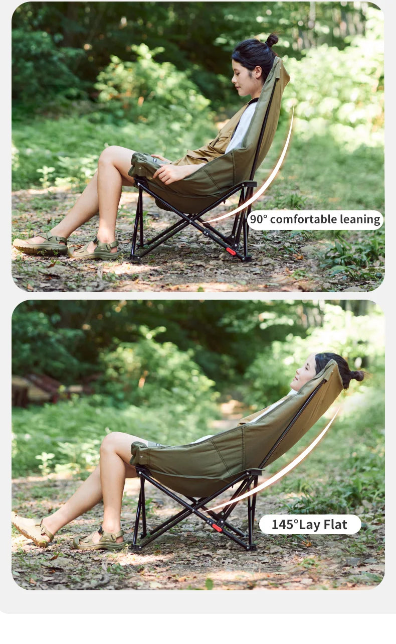 Naturehike High Back Moon Chair Camping Folding Outdoor Lounge