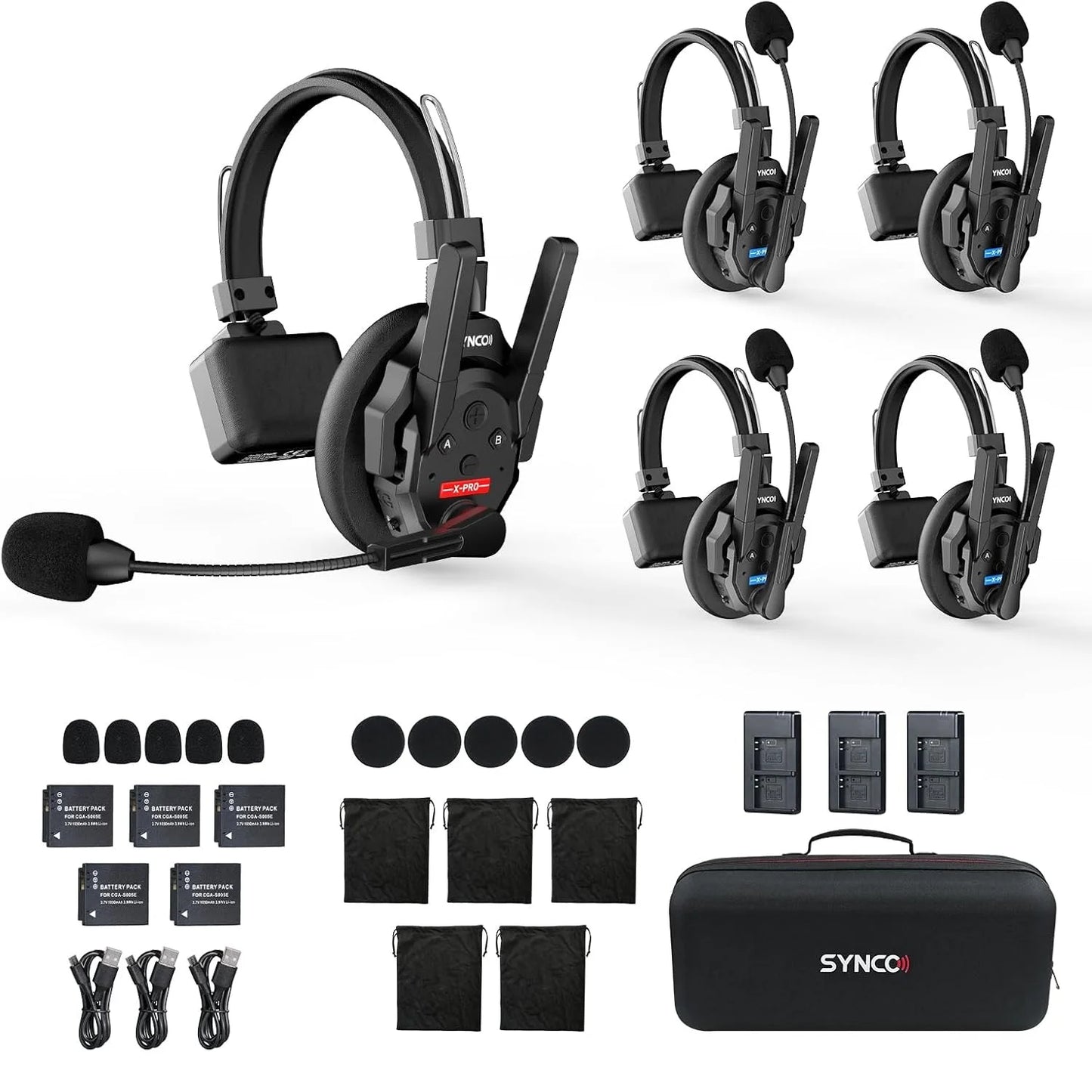 SYNCO XTALK XPRO Wireless Intercom Headset For Live Production