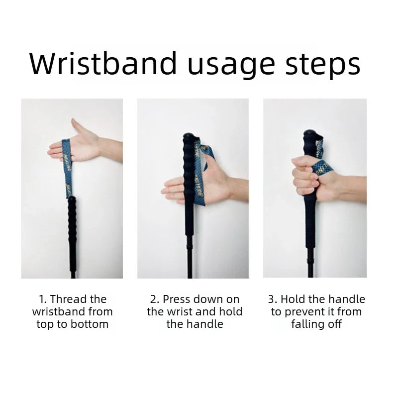 OKHEALING Ultralight Carbon Fiber Trekking Poles 2 Pack for Hiking