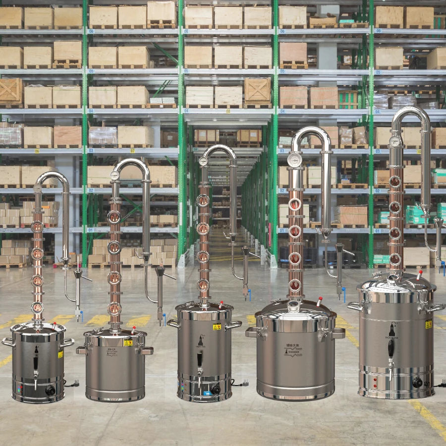 HOOLOO ST Series Copper Alcohol Still Distiller For Spirits