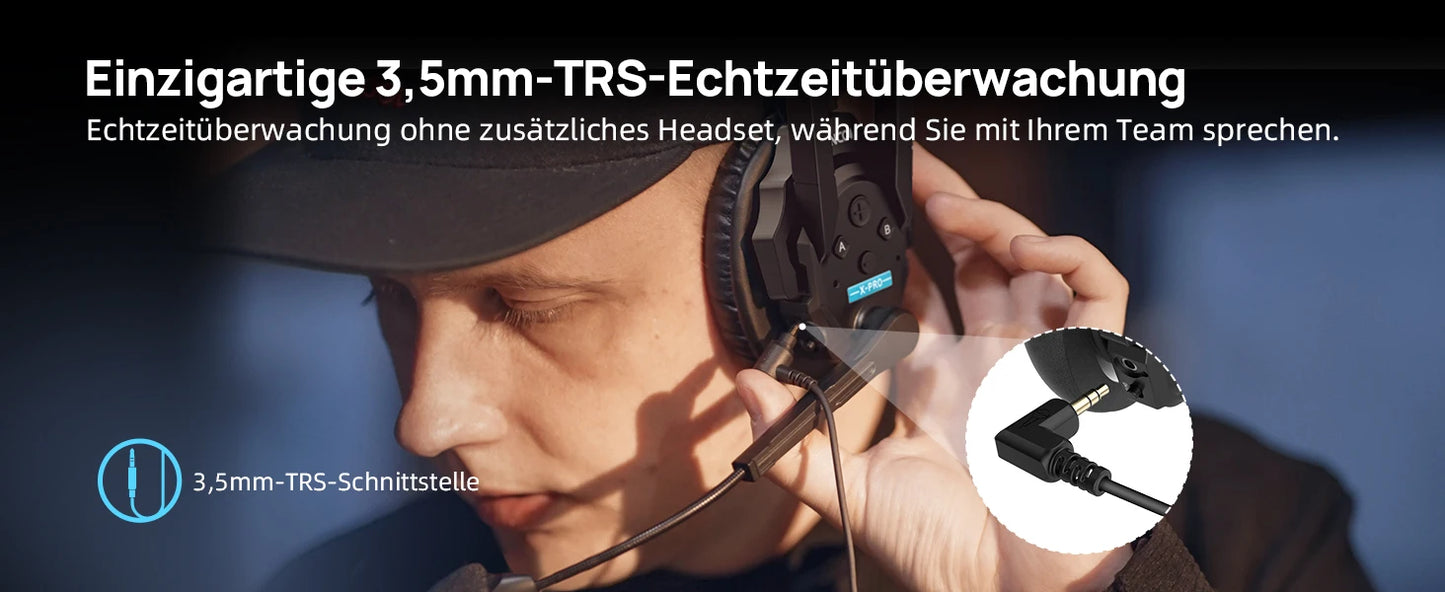 SYNCO XTALK XPRO Wireless Intercom Headset For Live Production
