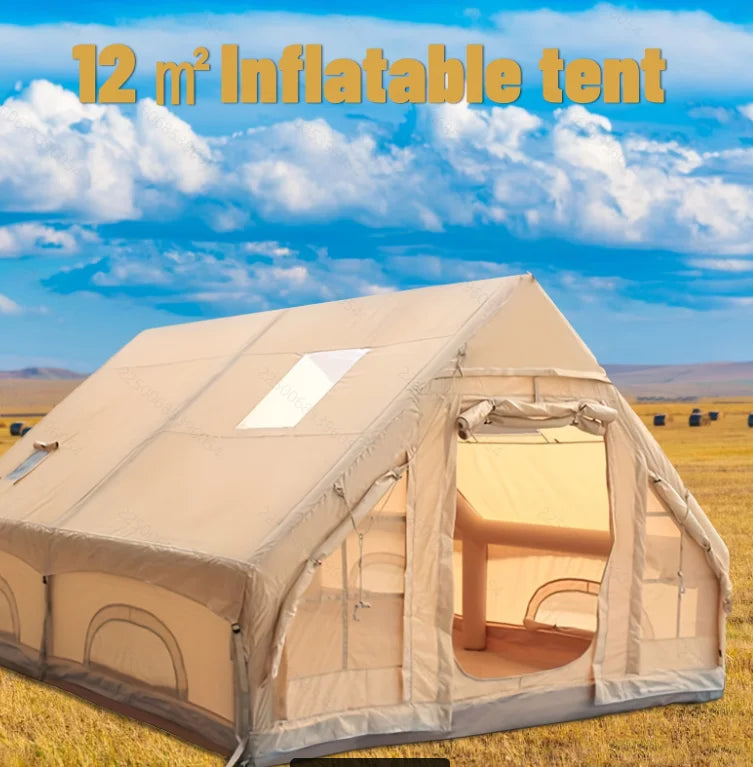 Inflatable Camping Tent With Skylight And Four Season Airflow