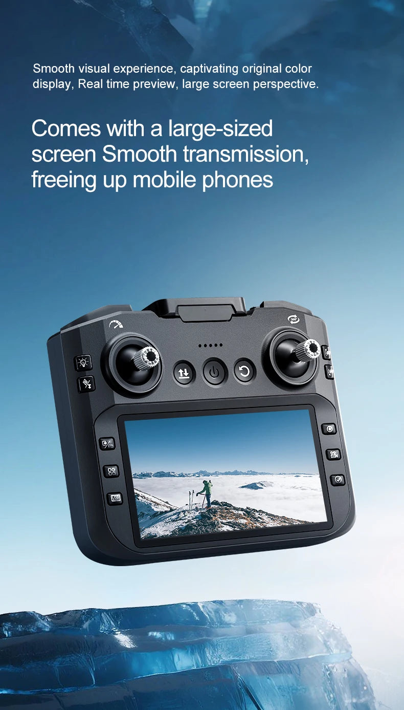 ZNLYRION Brushless Motor Foldable RC Drone With Dual Camera