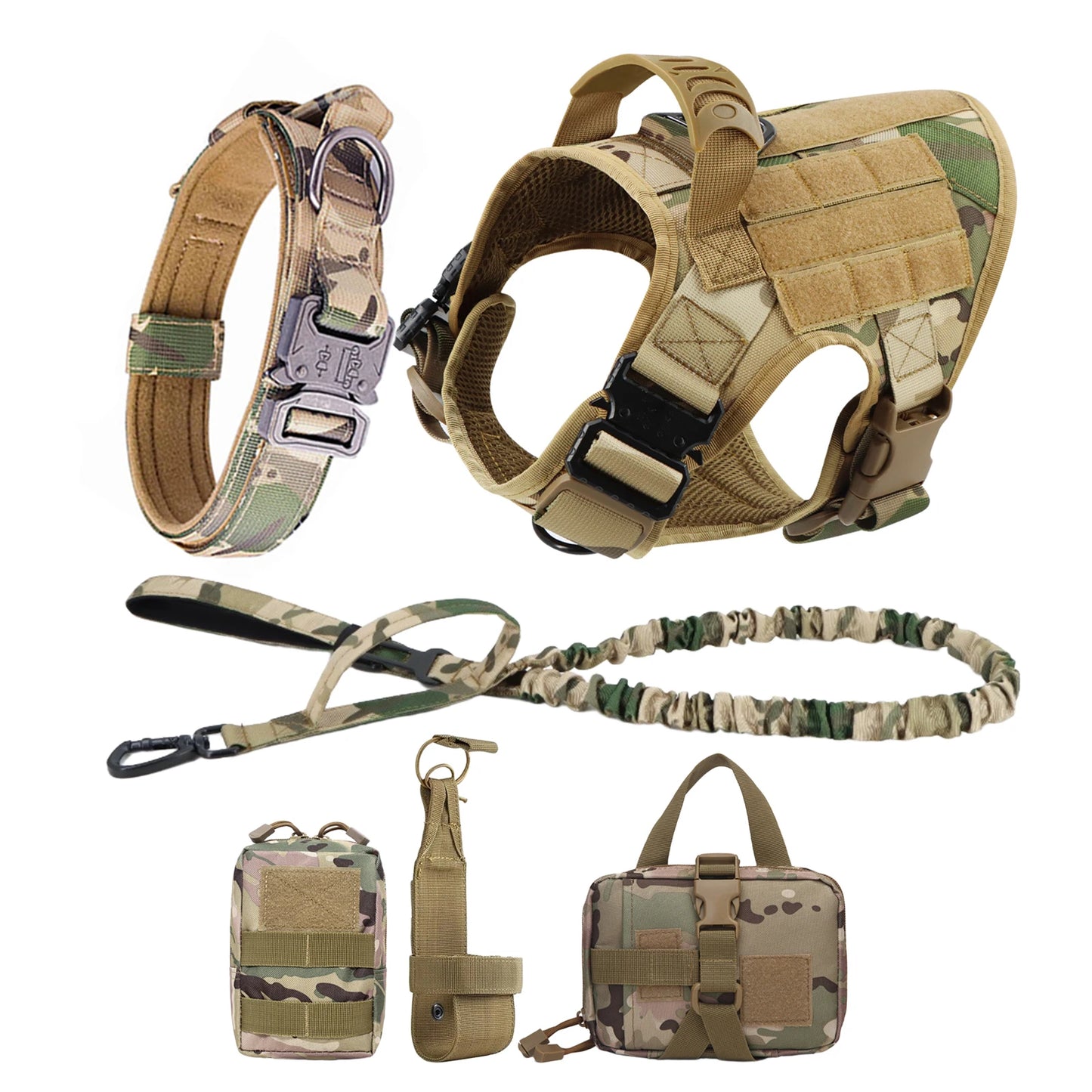 Dog Harness And Leash Set For Training German Shepherd Malinois