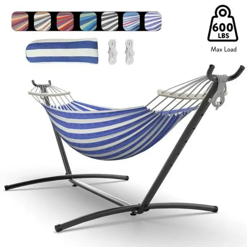 Gyroor Adjustable Hammock with Stand – 600 lb Capacity