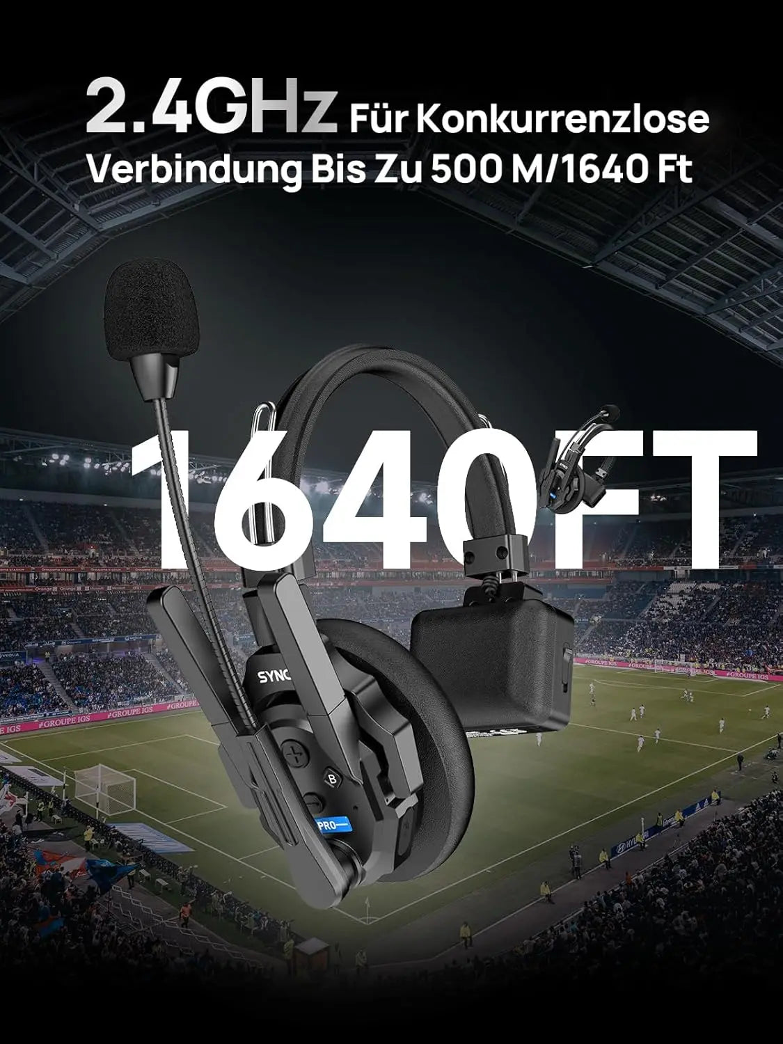 SYNCO XTALK XPRO Wireless Intercom Headset For Live Production