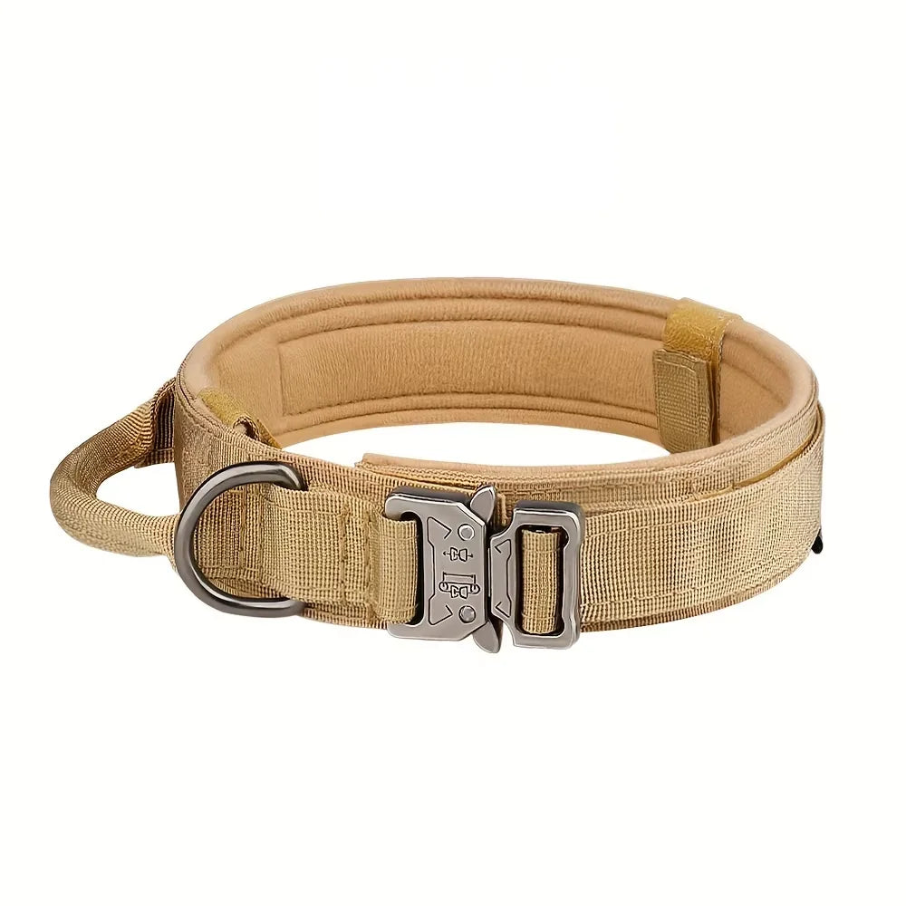 Adjustable Dog Training Collar and Leash Set Tactical