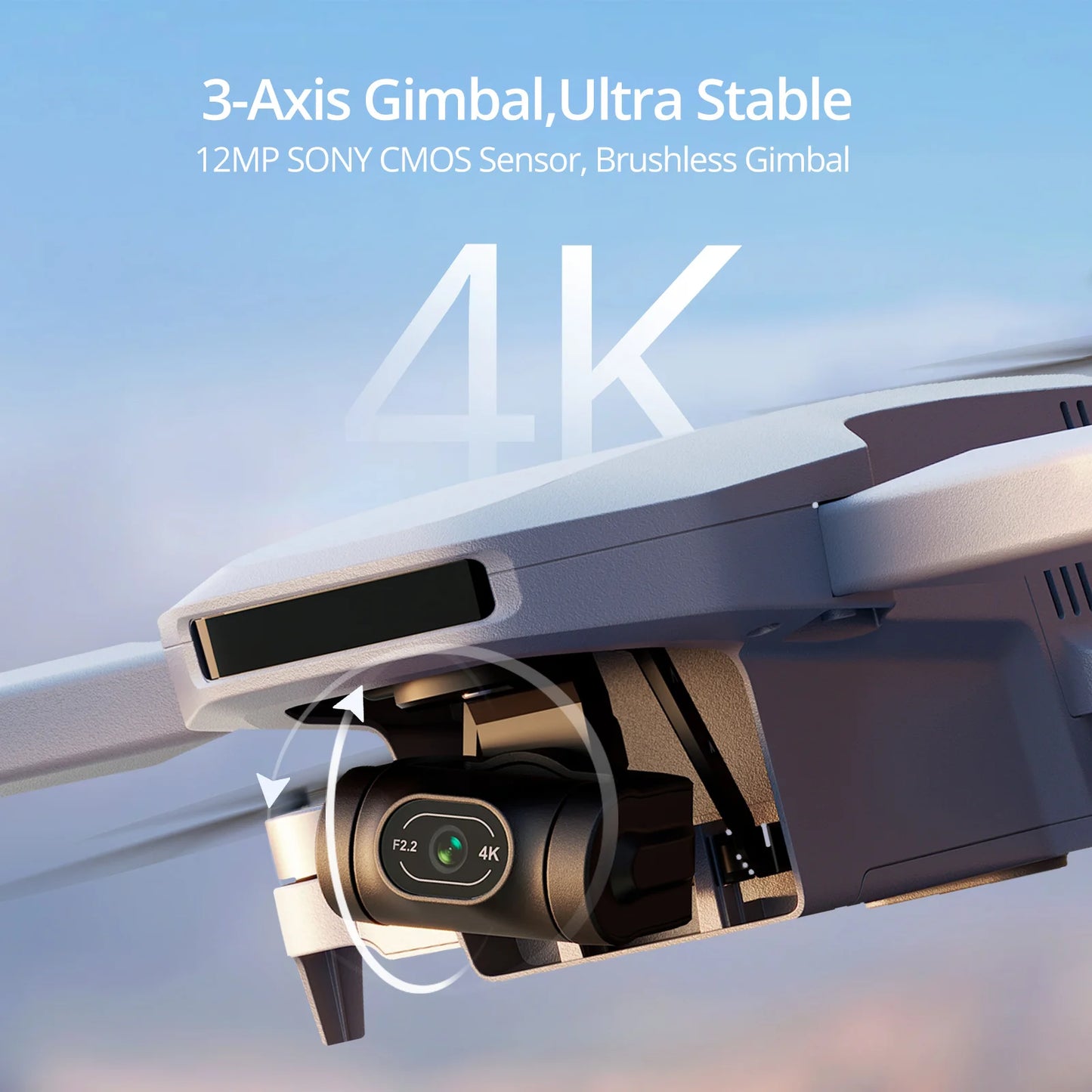 Potensic C0 Mini Drone Includes 3 Axis Gimbal GPS 4K