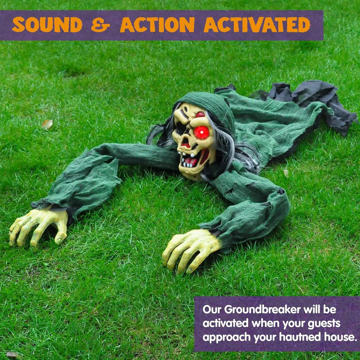 Joyfy Zombie Groundbreaker Halloween Outdoor Decoration