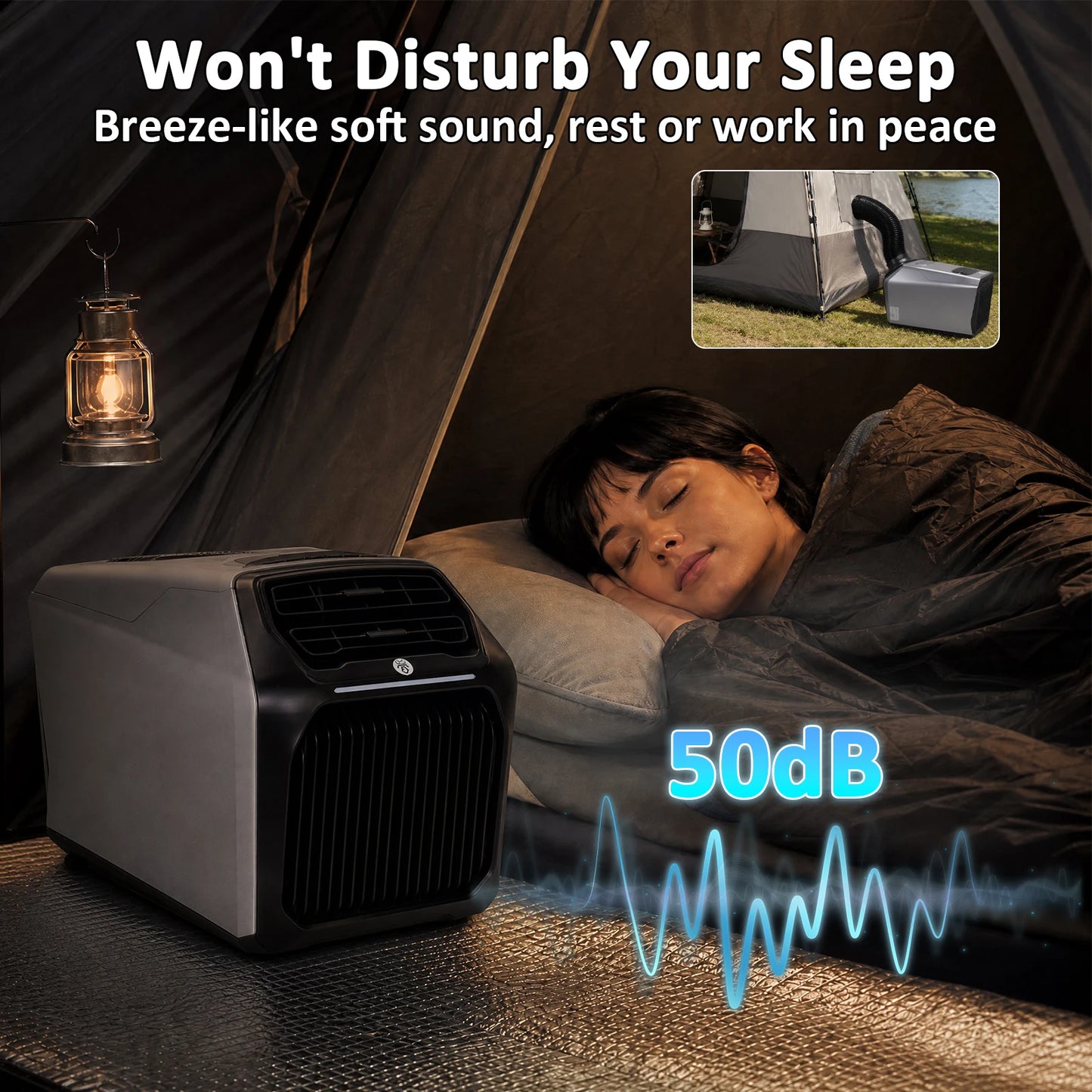 6800 BTU Portable Air Conditioner For Camping Tents And RVs