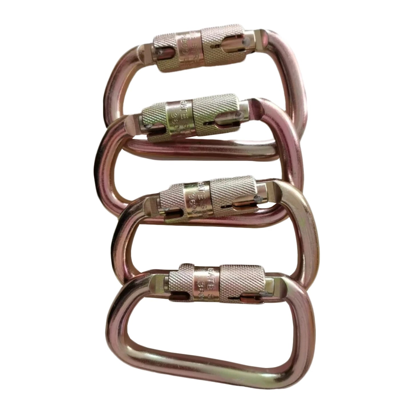 Heavy Duty Auto Locking Carabiner Alloy Steel 45kN 4 Pack