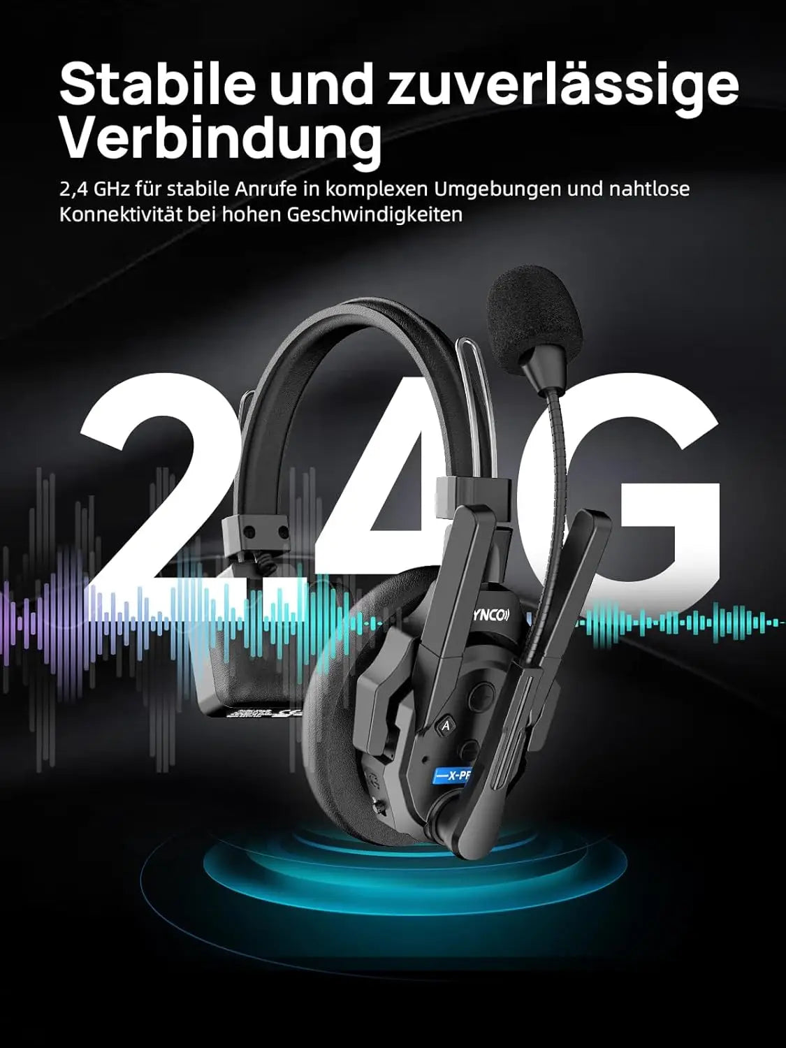SYNCO XTALK XPRO Wireless Intercom Headset For Live Production