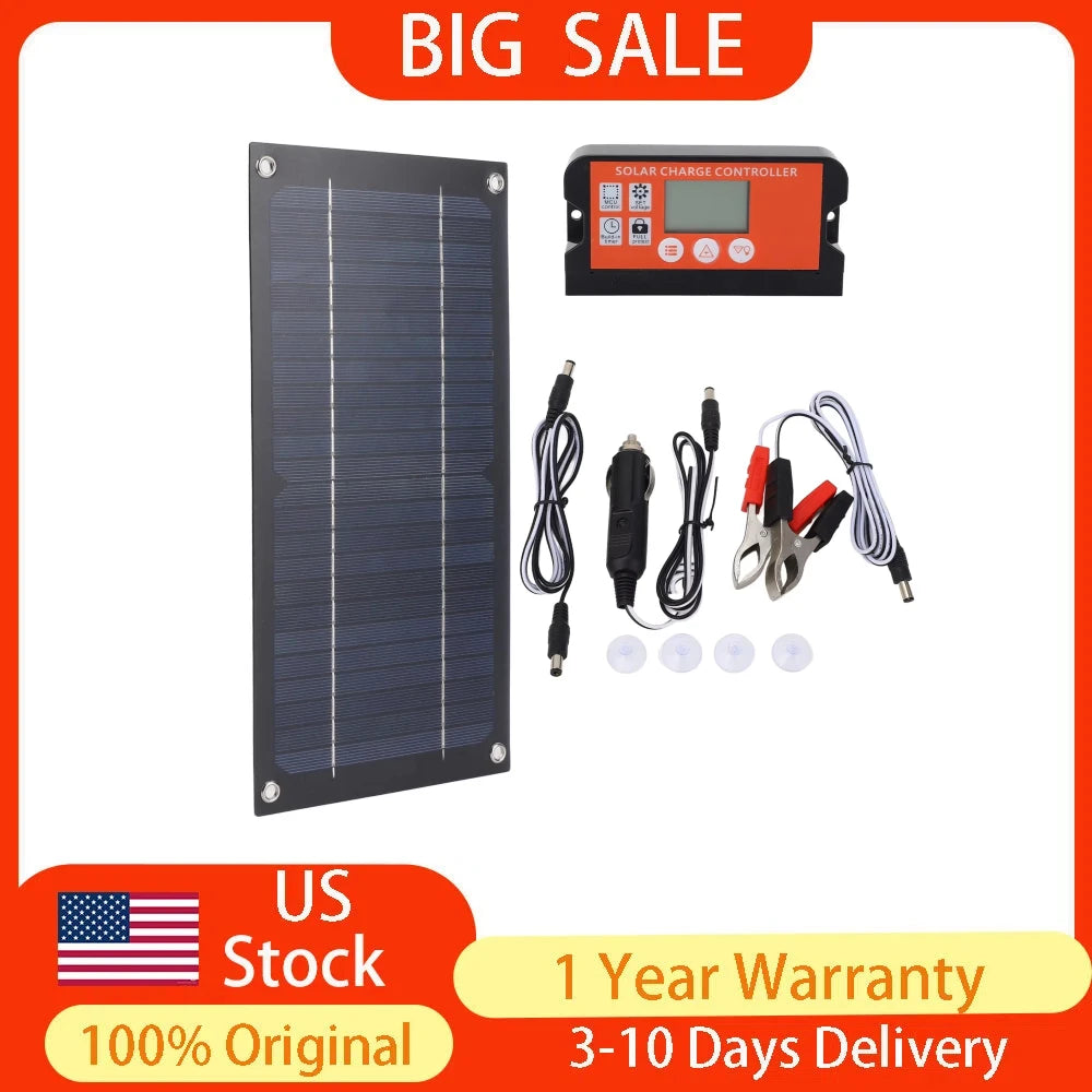 YOSOO Electric Portable 600W Solar Panel Charger Monocrystalline With 100A