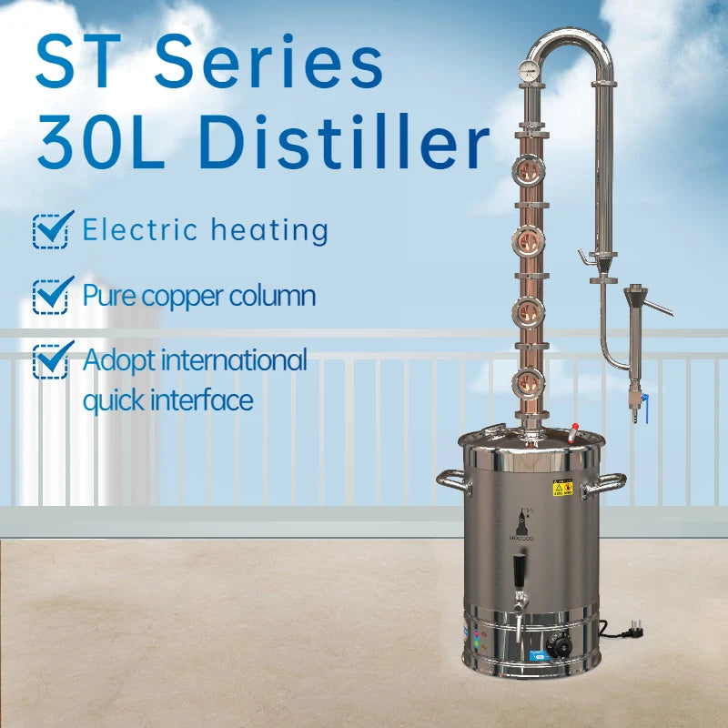 HOOLOO ST Series Copper Alcohol Still Distiller For Spirits