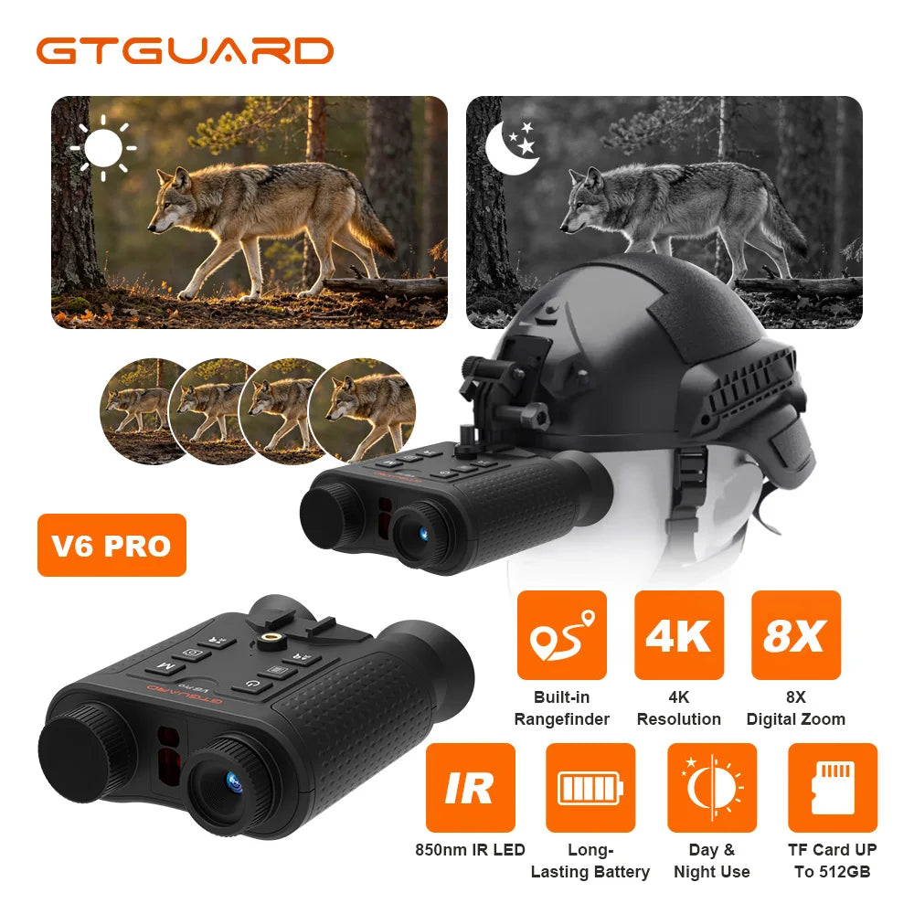 GTMEDIA V6 Pro Digital Night Vision Binoculars With Laser Function