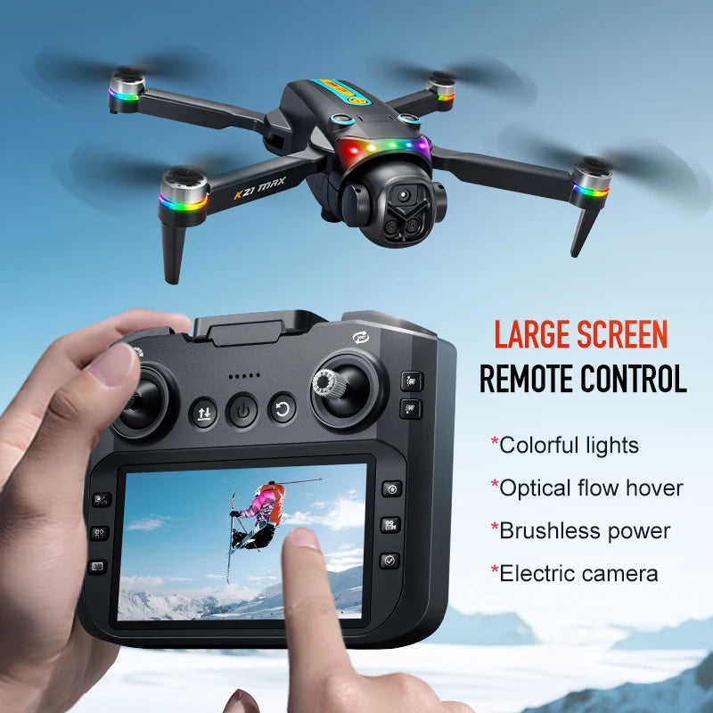 ZNLYRION Brushless Motor Foldable RC Drone With Dual Camera