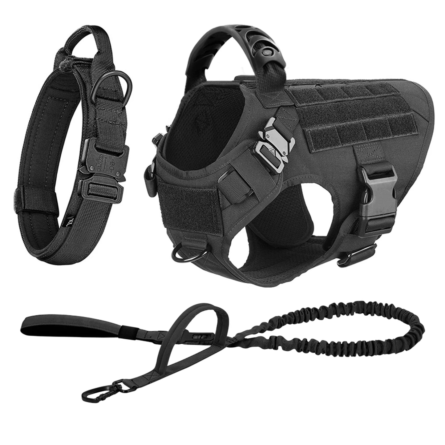 Dog Harness And Leash Set For Training German Shepherd Malinois