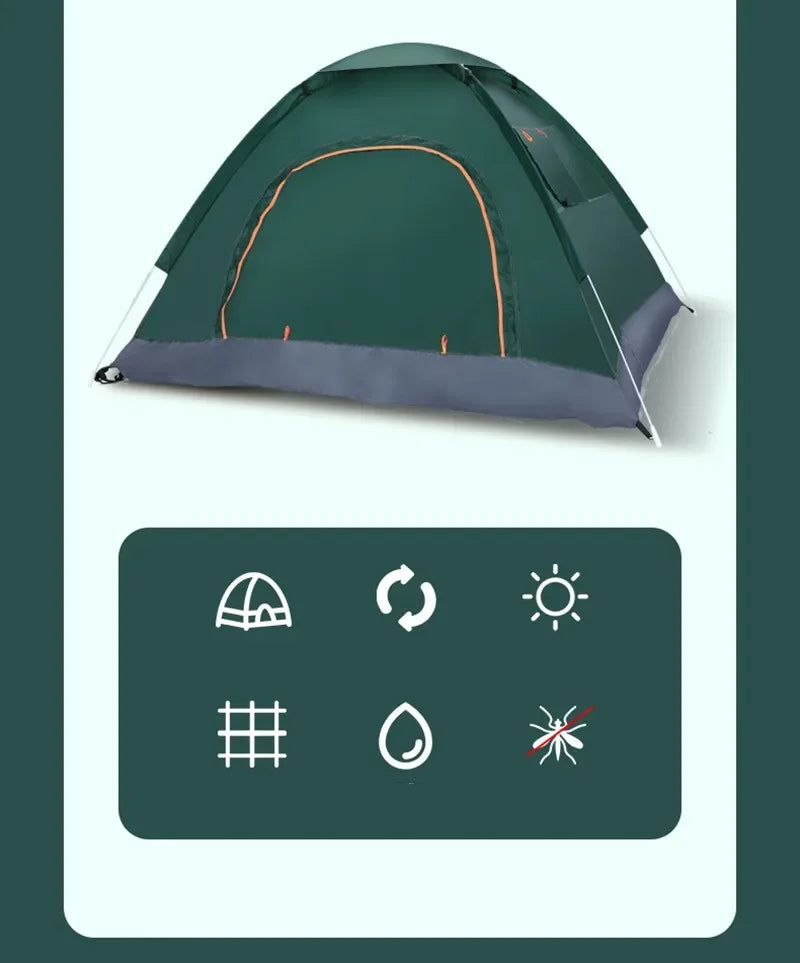 Outdoor Pop Up Tent Waterproof Instant Setup Sun Shelter