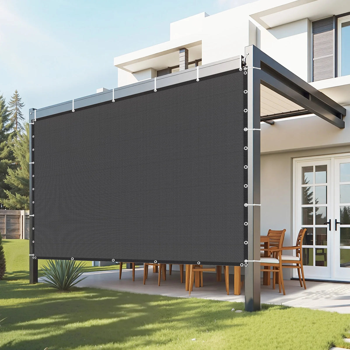 SucceBuy Hdpe Sun Shade Cloth For Outdoor Garden Cover