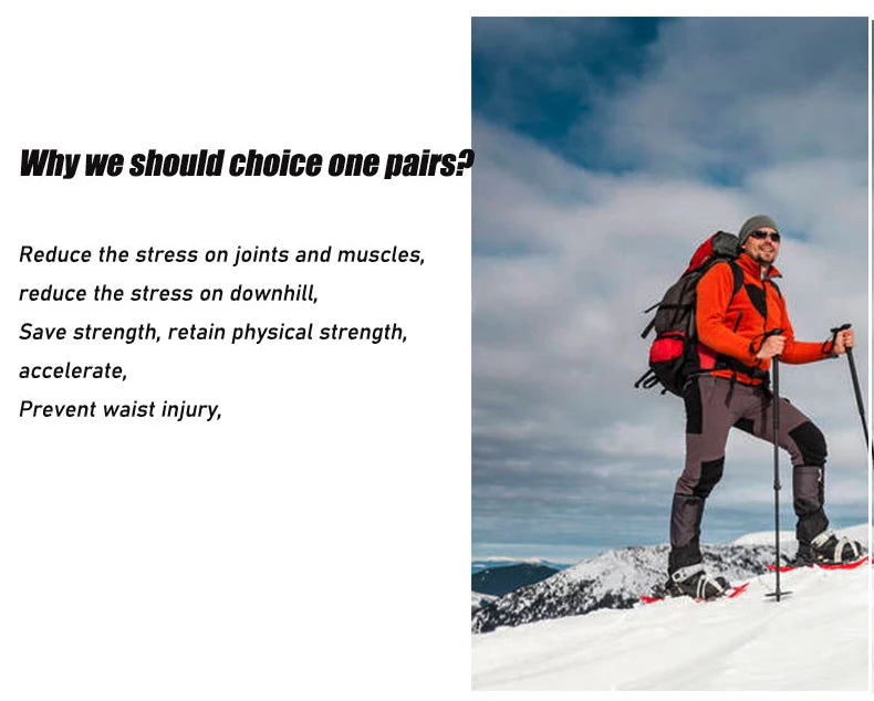OKHEALING Ultralight Carbon Fiber Trekking Poles 2 Pack for Hiking