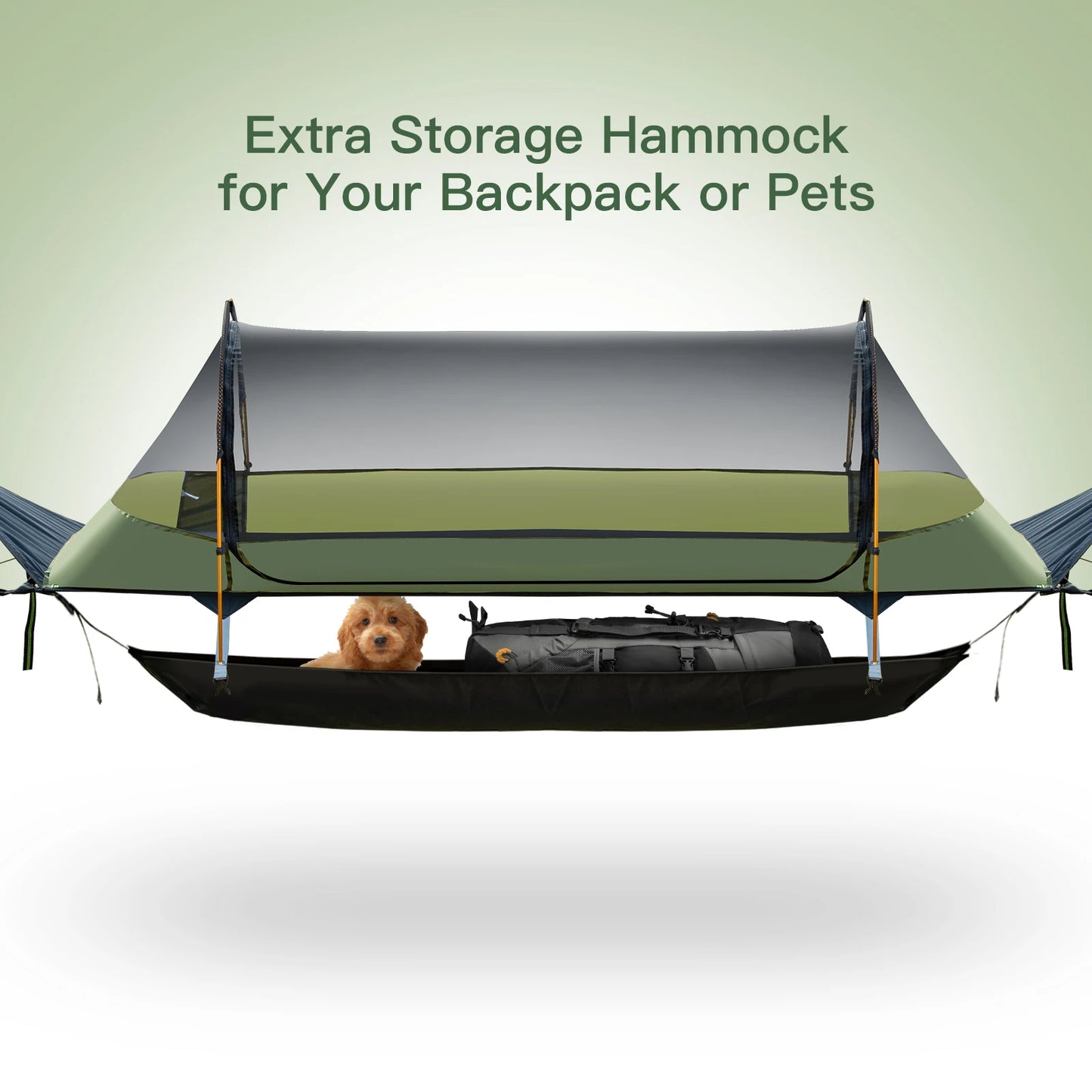 Night Cat Hammock Tent With Mosquito Net And Waterproof Rainfly