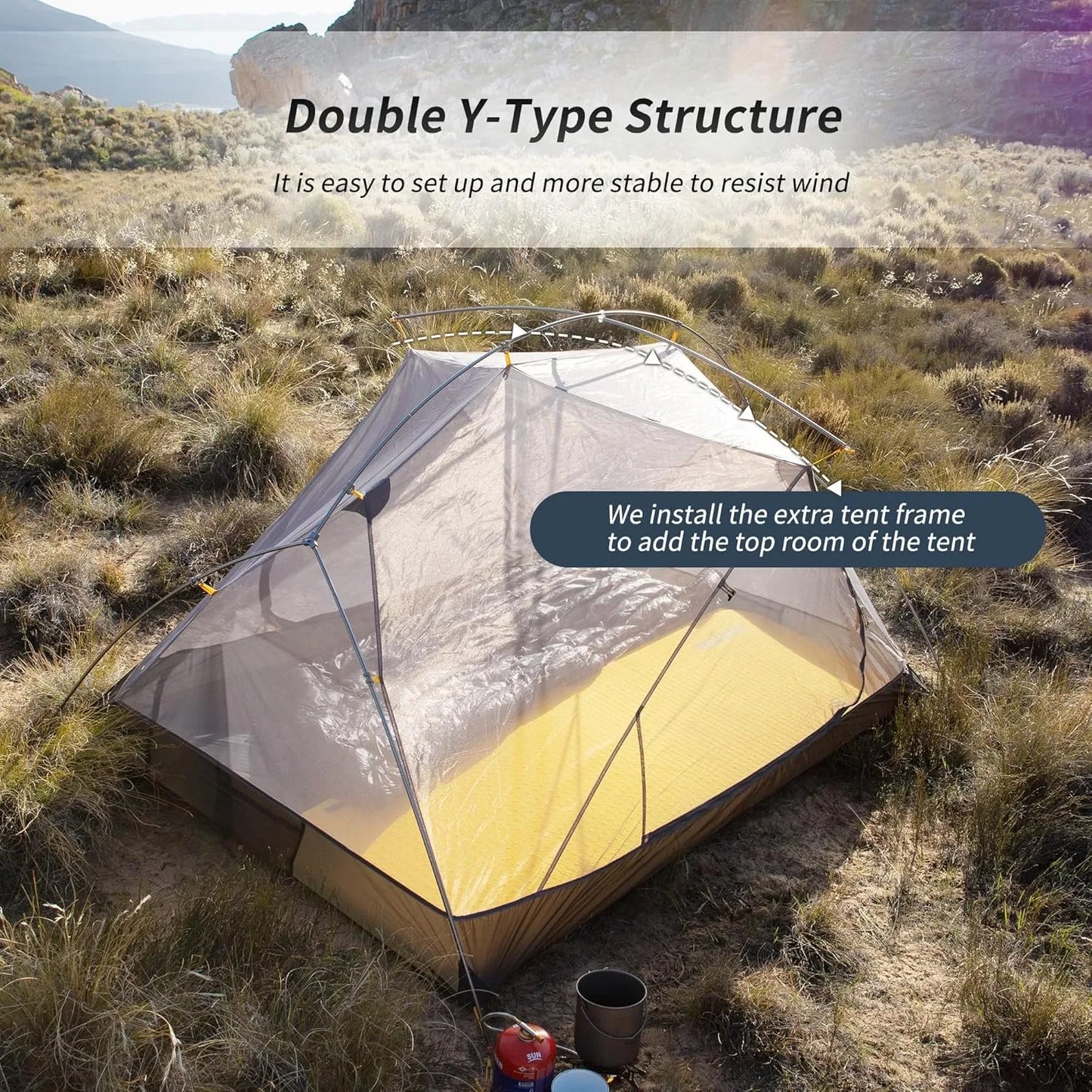 Naturehike Mongar Ultralight Tent 2 Person Waterproof