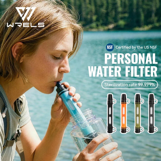 Camping Emergency Water Filter For Direct Drinking Purification