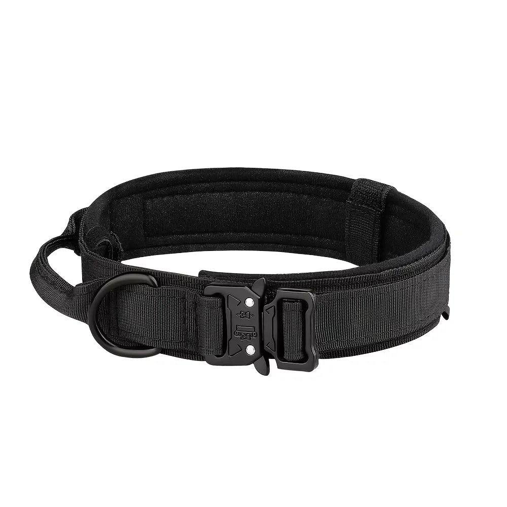 Adjustable Dog Training Collar and Leash Set Tactical