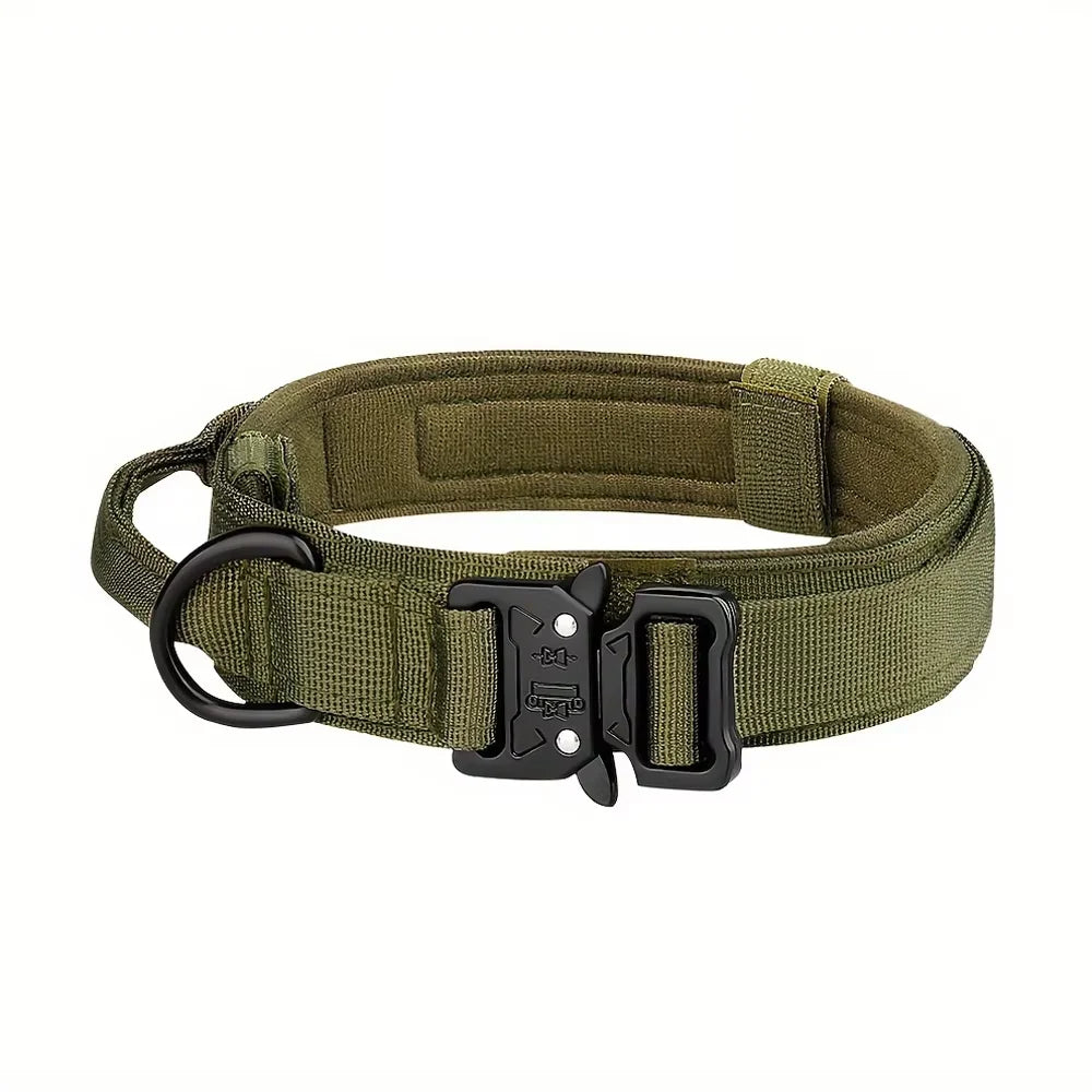 Adjustable Dog Training Collar and Leash Set Tactical