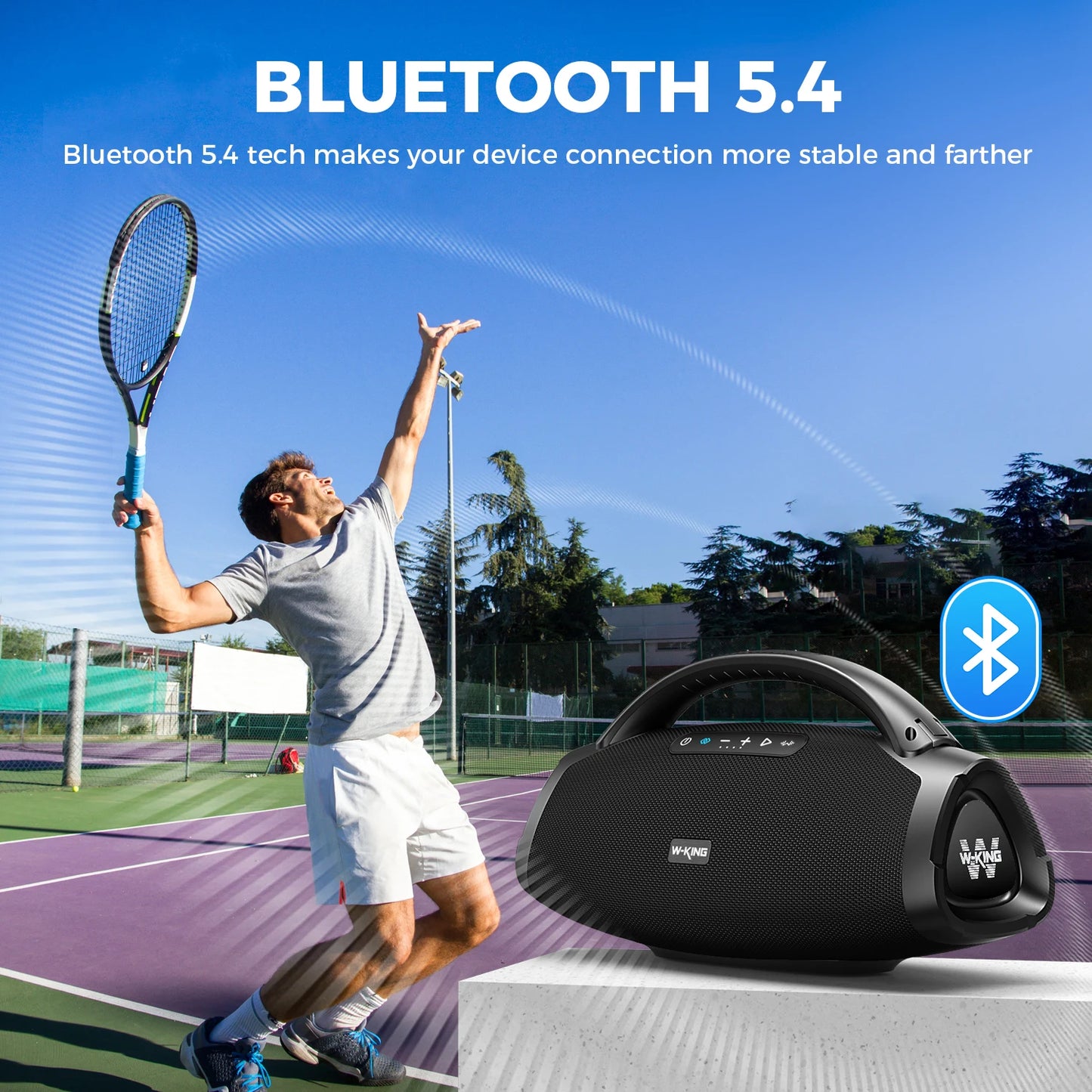 W-King D20 Portable Bluetooth Speaker IPX7 Waterproof