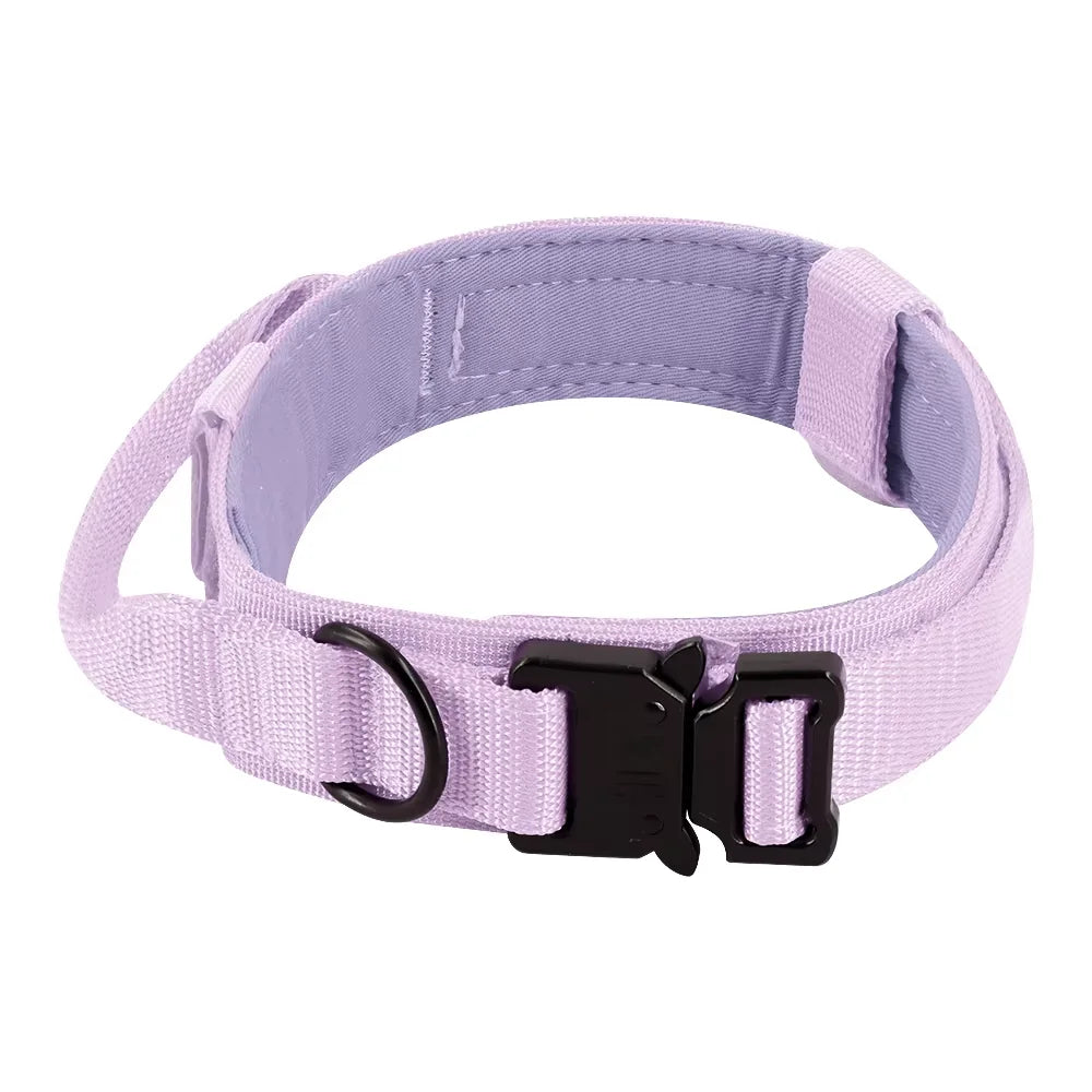 Adjustable Dog Training Collar and Leash Set Tactical