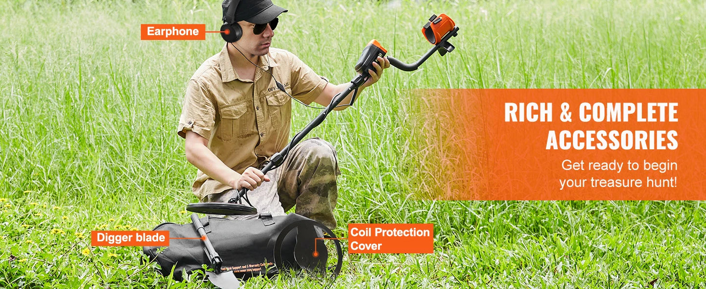 SucceBuy Metal Detector For Adults And Kids LCD 7 Modes