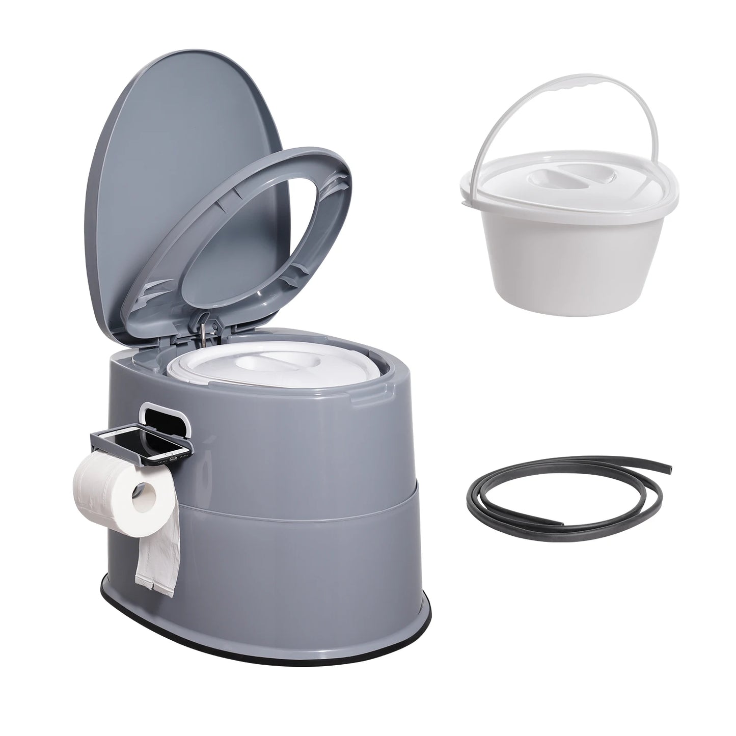 SucceBuy Portable Toilet For Camping Outdoor Travel With Detachable Bucket