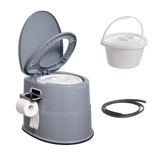 SucceBuy Portable Toilet For Camping Outdoor Travel With Detachable Bucket