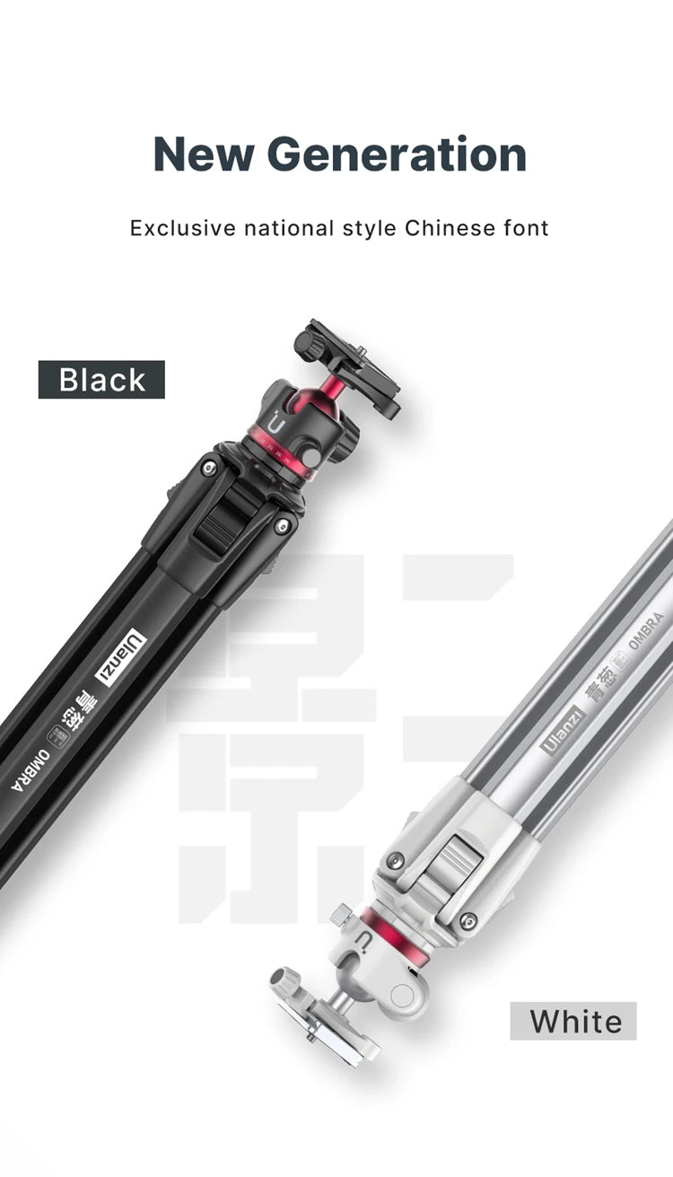 Ulanzi Ombra Aluminum Travel Tripod For Smartphone And Dslr Photography